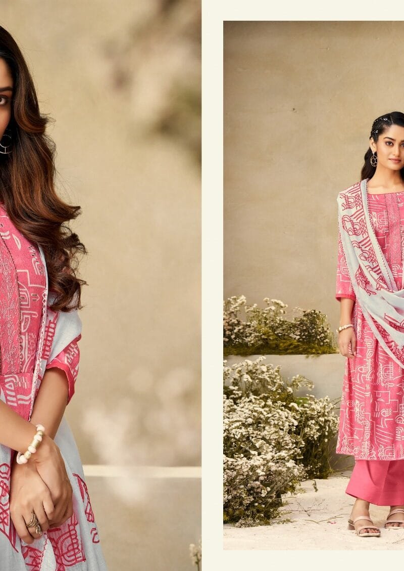 Blossom Vol 12 Azara Radhika Wholesale Cotton Dress Material