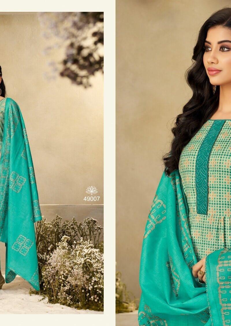 Blossom Vol 12 Azara Radhika Wholesale Cotton Dress Material