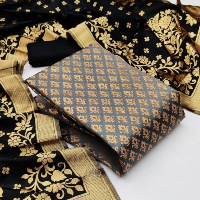 Buy Banarasi Silk Suits Wholesale Dress Material