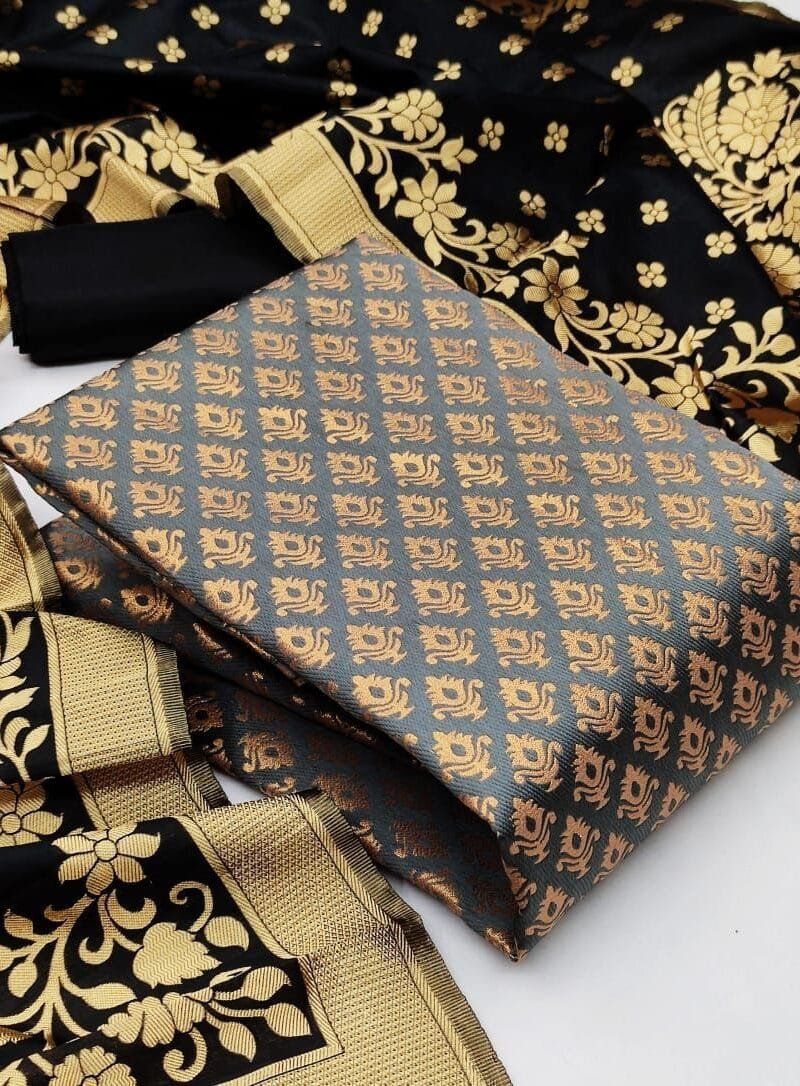 Buy Banarasi Silk Suits Wholesale Dress Material