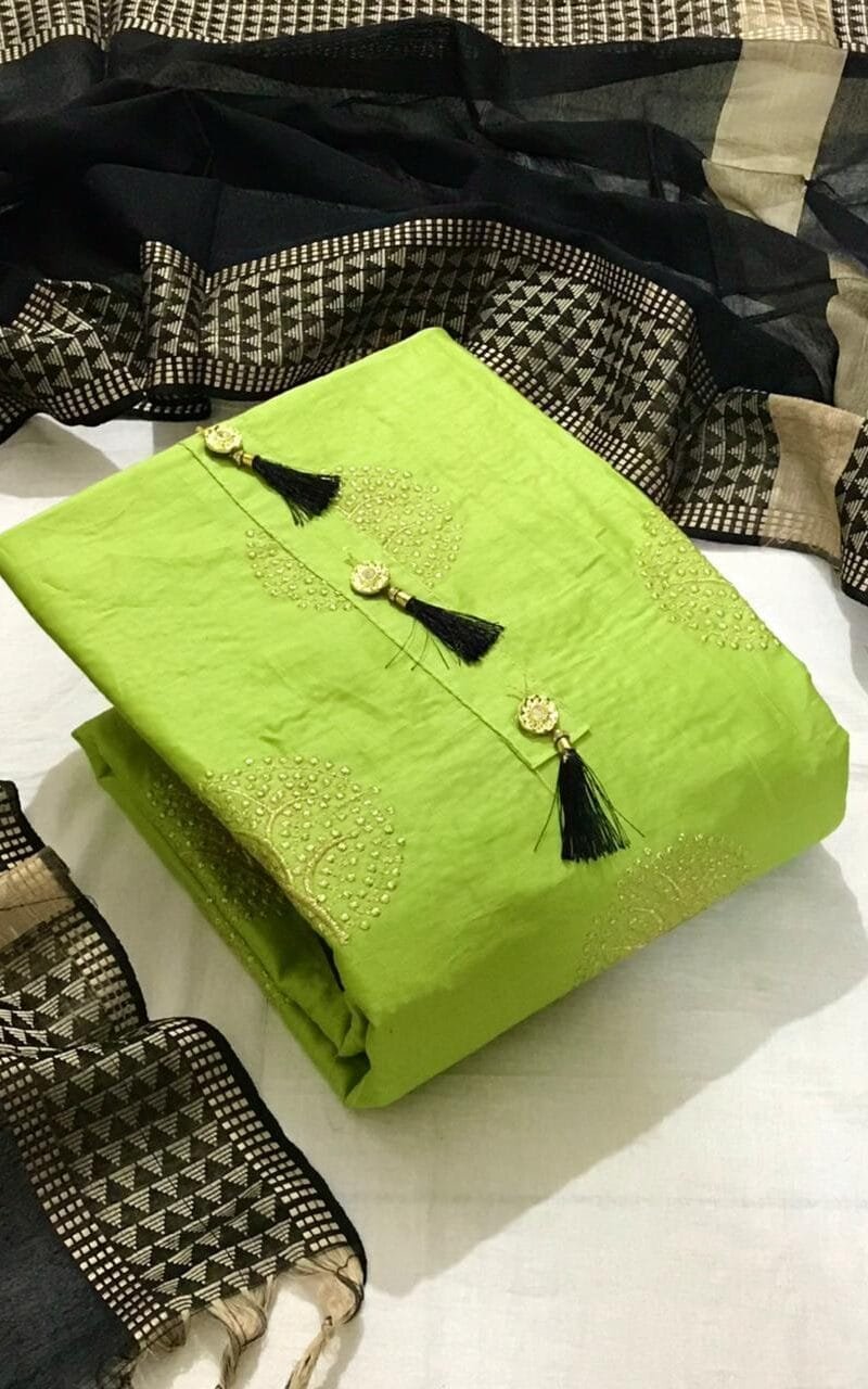 Buy Glace Cotton Work Wholesale Cotton Material