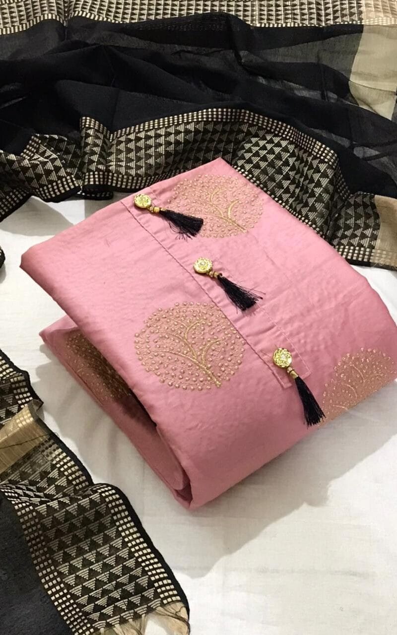 Buy Glace Cotton Work Wholesale Cotton Material