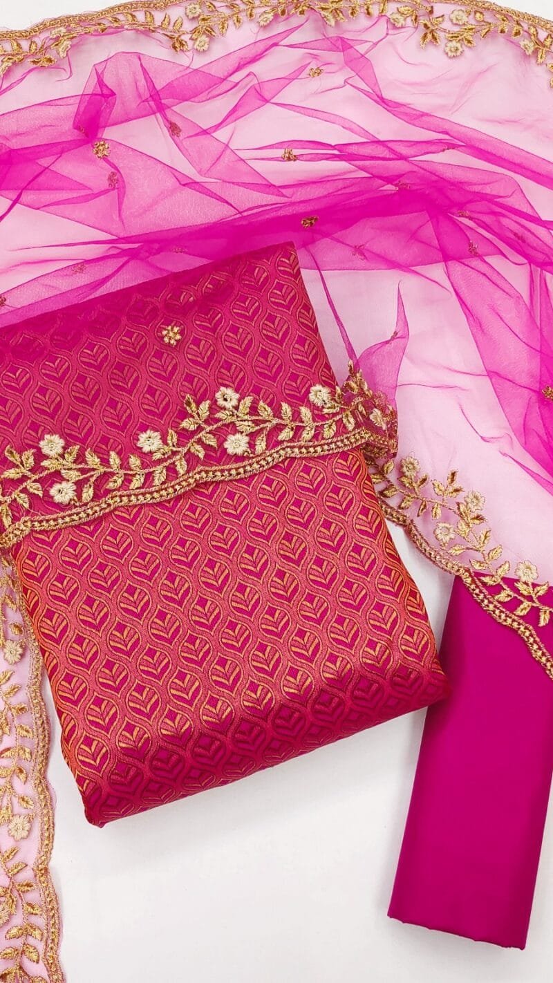 Buy Jacquard Suit Wholesale Dress Material