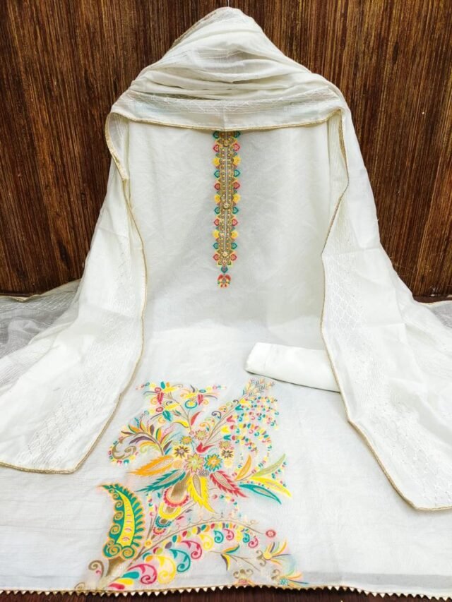 Buy Latest Jacquard Banarasi Wholesale Dress Material