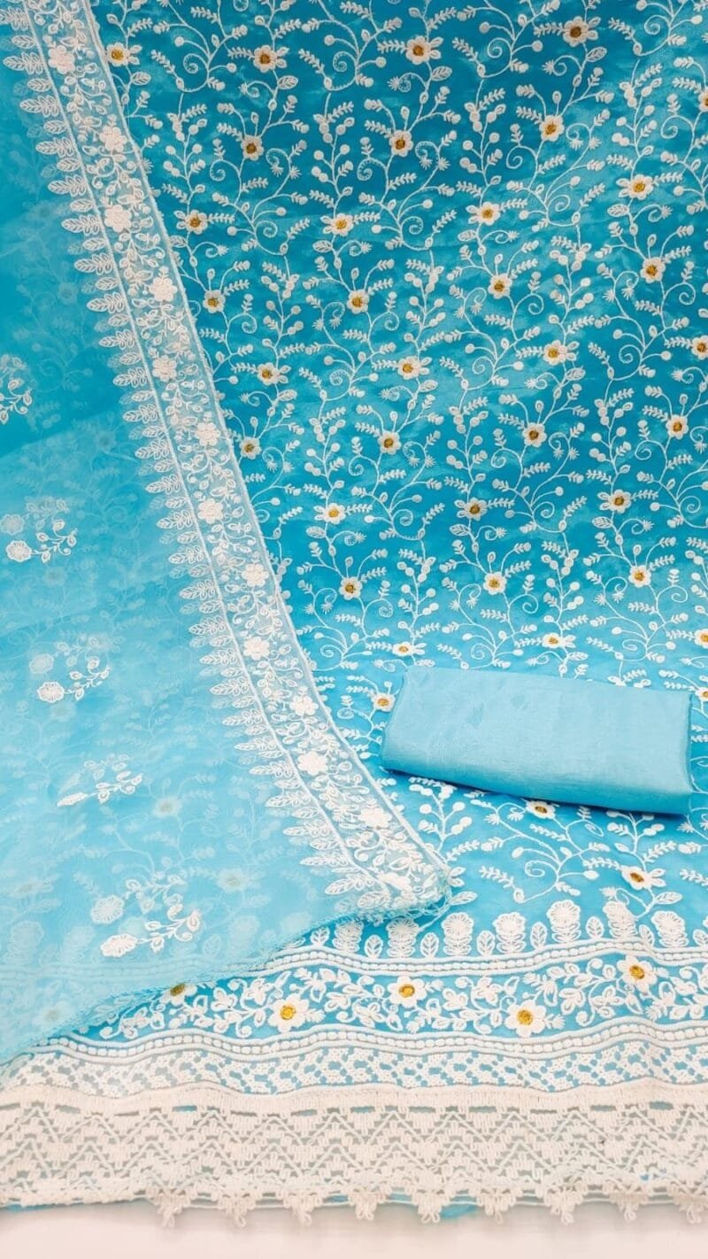 Buy Multi Thread Work Wholesale Cotton Dress Material