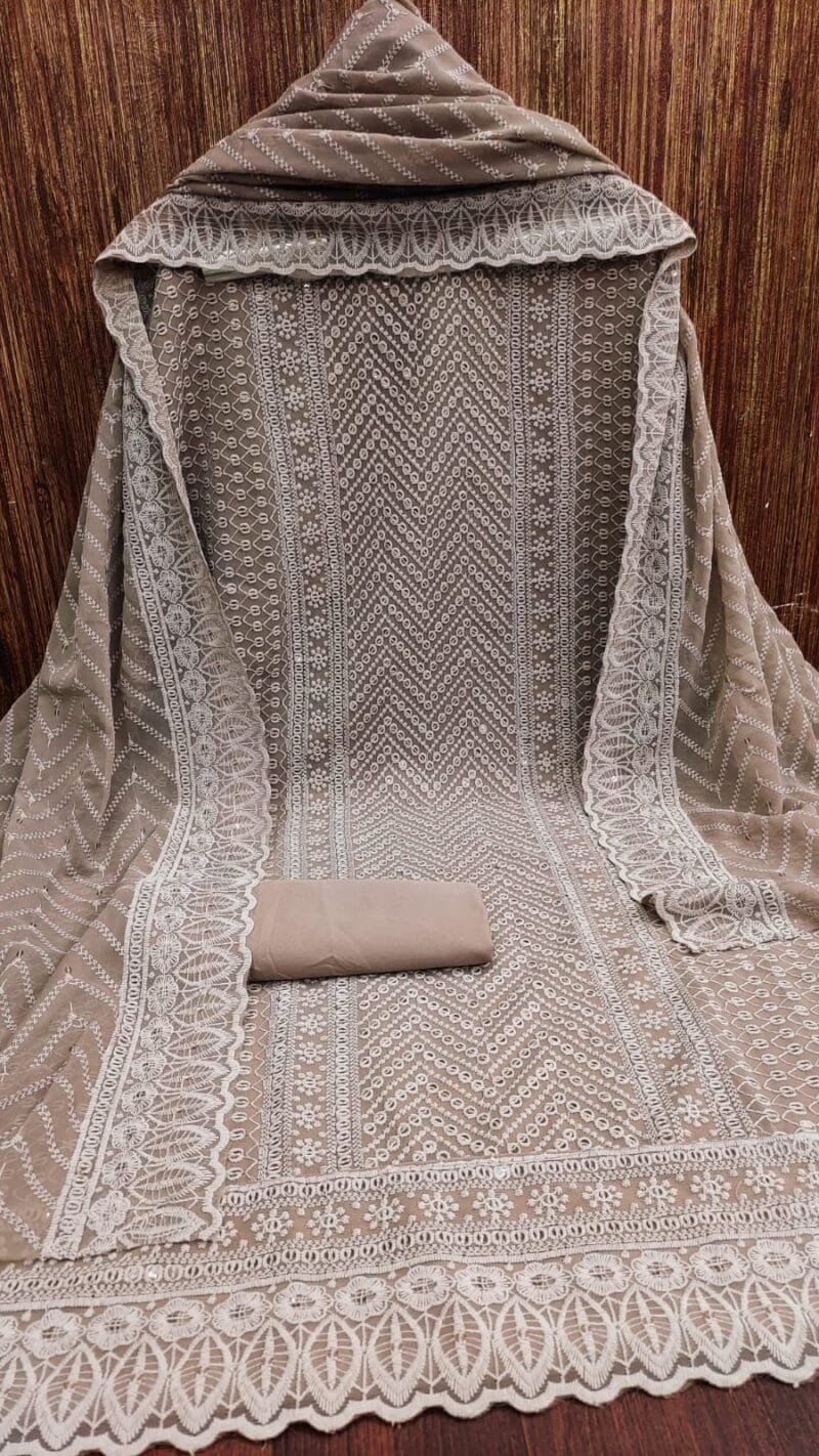 Buy Original Georgette Work Wholesale Dress Material