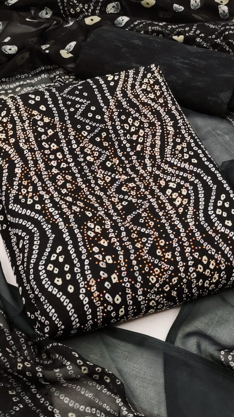 Buy Wholesale Georgette Dress Material With Work