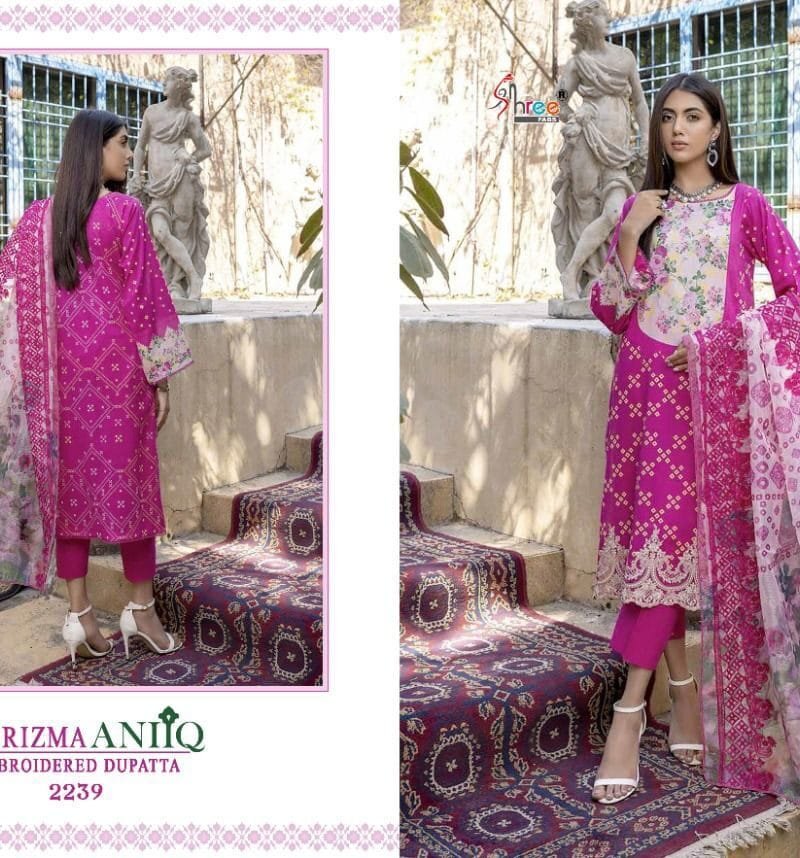 Charisma Aniiq Embroidered Shree Fab Pakistani Salwar Suits