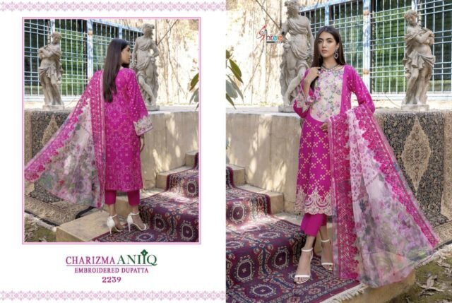 Charisma Aniiq Embroidered Shree Fab Pakistani Salwar Suits