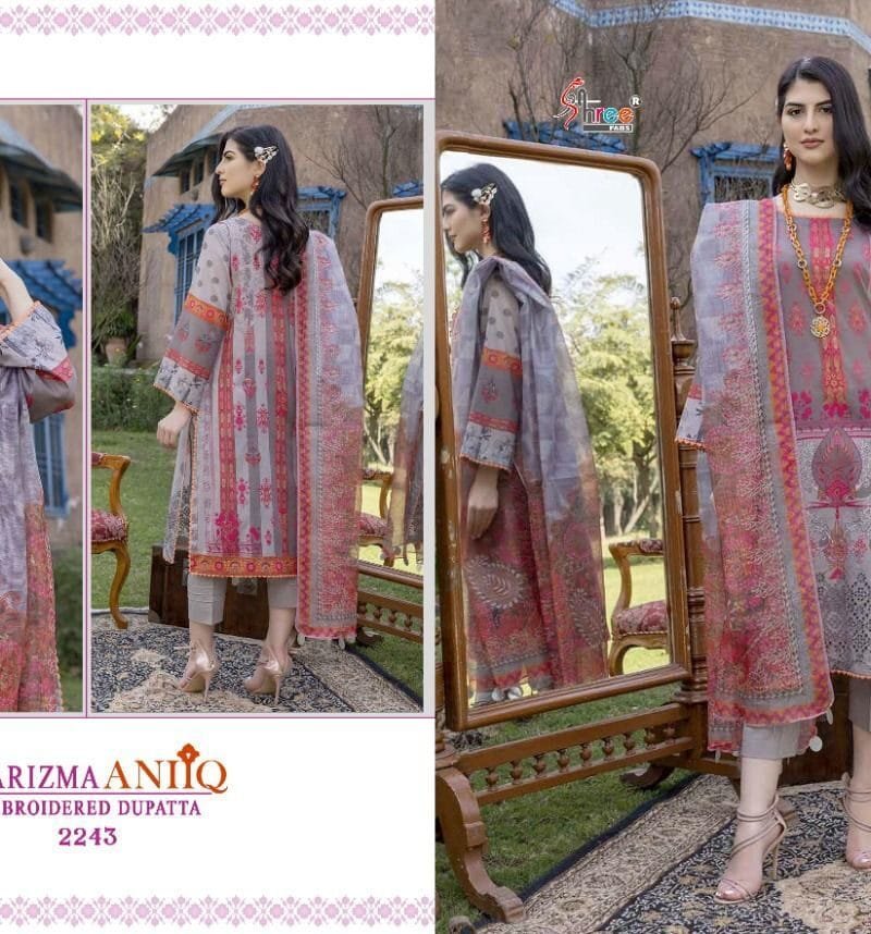 Charisma Aniiq Embroidered Shree Fab Pakistani Salwar Suits