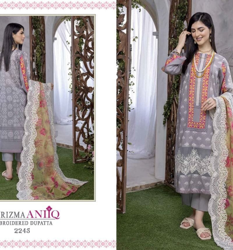 Charisma Aniiq Embroidered Shree Fab Pakistani Salwar Suits