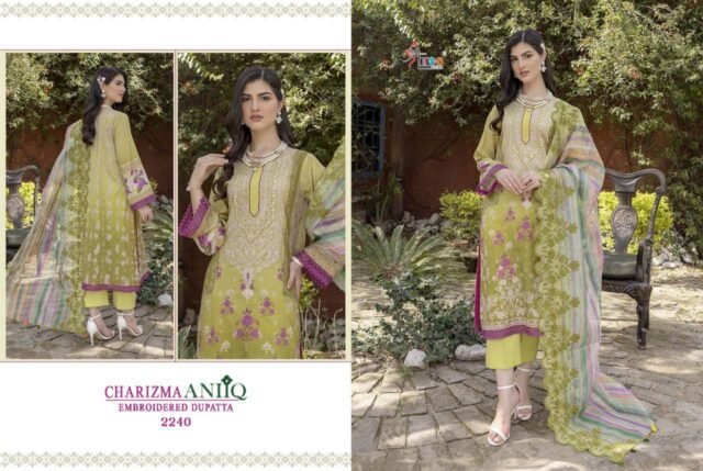 Charisma Aniiq Embroidered Shree Fab Pakistani Salwar Suits