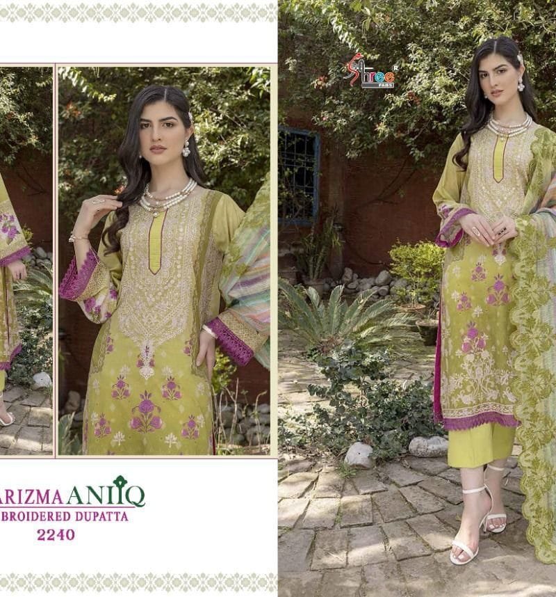 Charisma Aniiq Embroidered Shree Fab Pakistani Salwar Suits