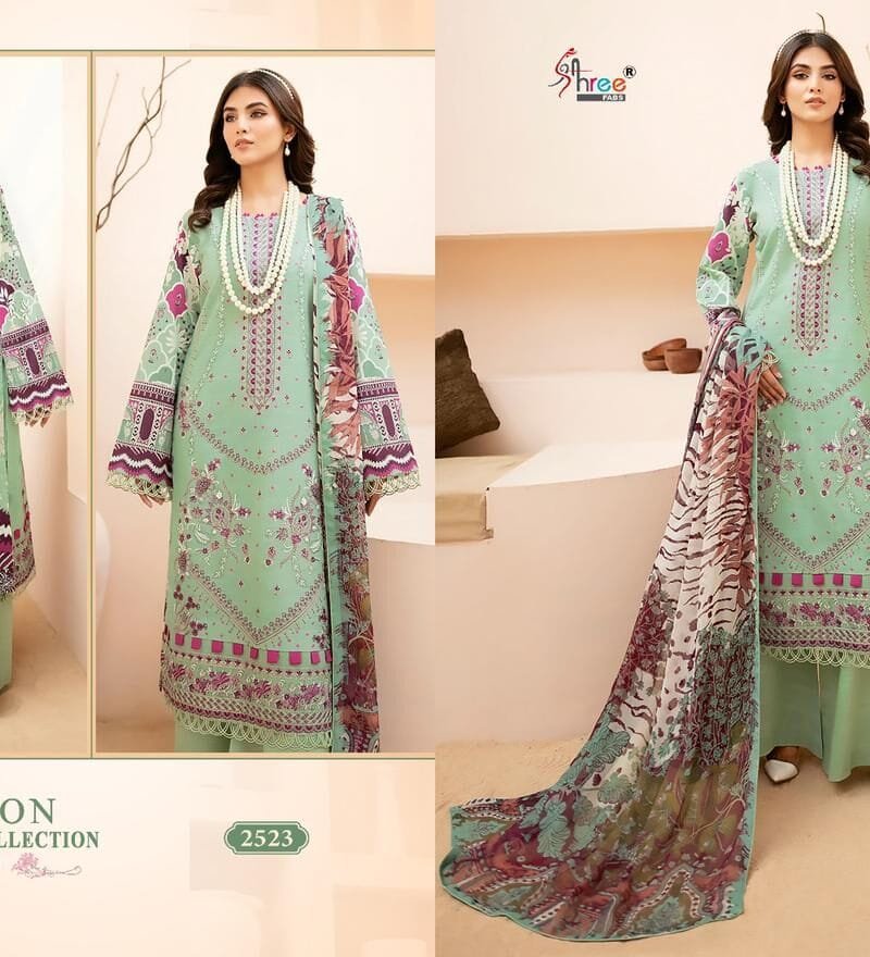 Chevron Luxury Lawn Collection Vol 12 Shree Fab