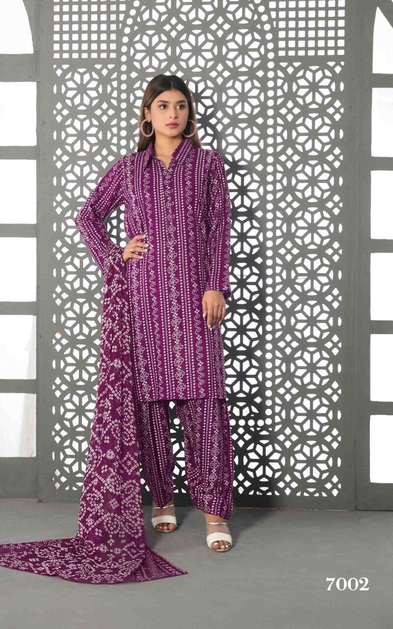 Chunari Special Amna Sohil Tawakkal Fabrics Wholesale Cotton Dress Material