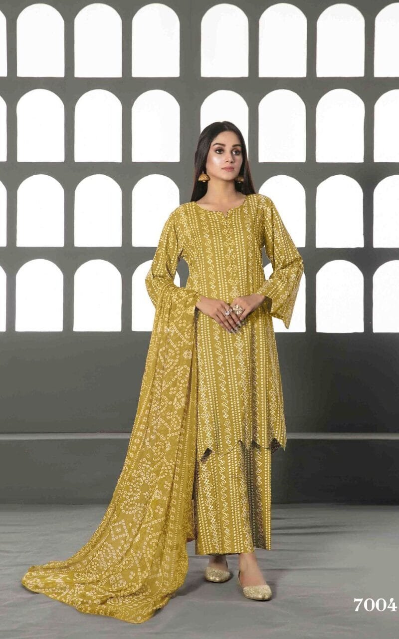 Chunari Special Amna Sohil Tawakkal Fabrics Wholesale Cotton Dress Material