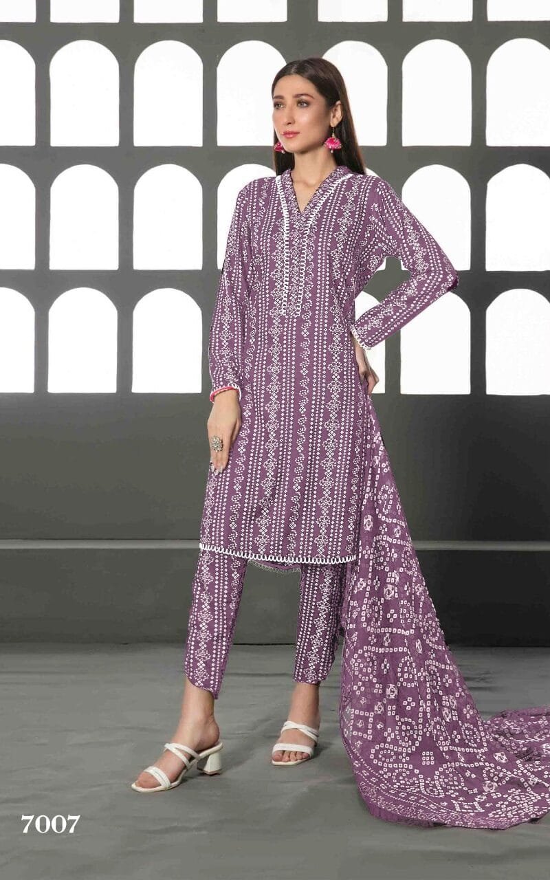 Chunari Special Amna Sohil Tawakkal Fabrics Wholesale Cotton Dress Material