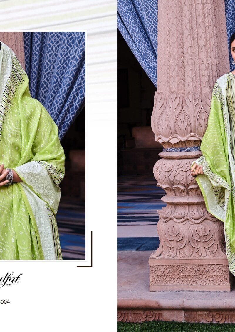 Dinaaz Zulfat Designer Suits Wholesale Dress Material