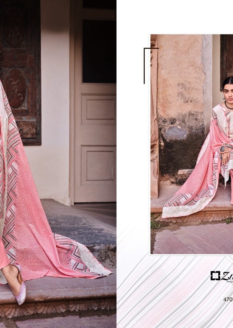 Dinaaz Zulfat Designer Suits Wholesale Dress Material
