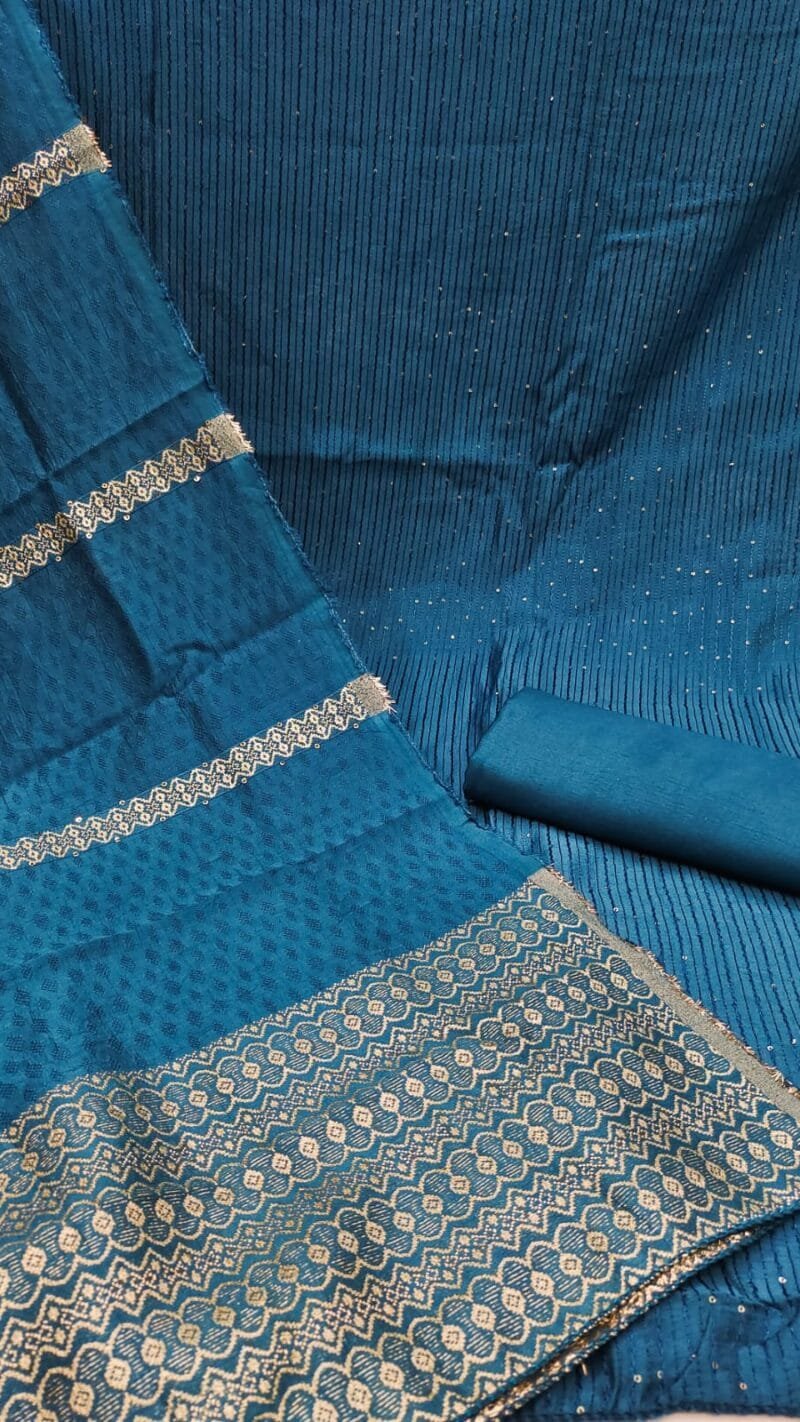 Exclusive Diabl Chanderi Wholesale Cotton Dress Material