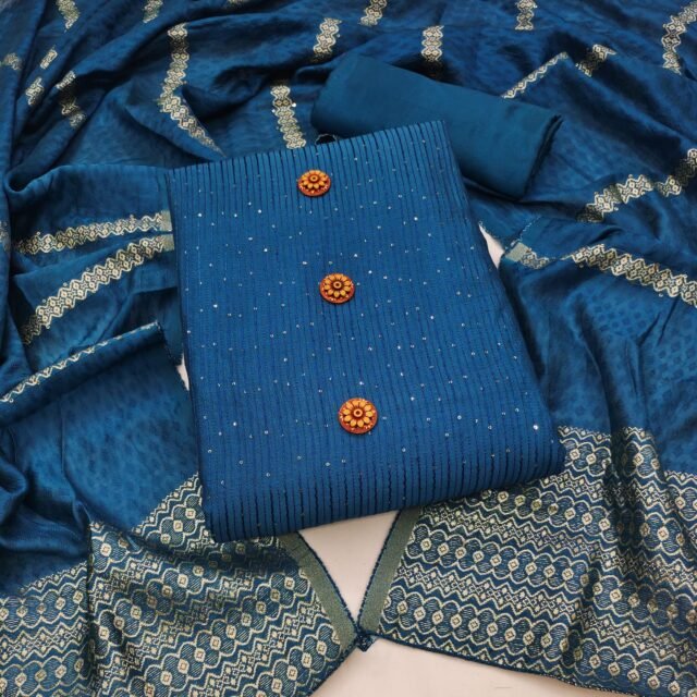 Exclusive Diabl Chanderi Wholesale Cotton Dress Material