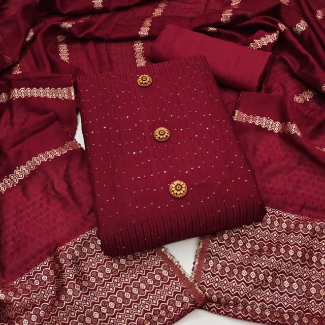 Exclusive Diabl Chanderi Wholesale Cotton Dress Material