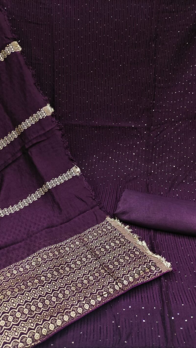 Exclusive Diabl Chanderi Wholesale Cotton Dress Material