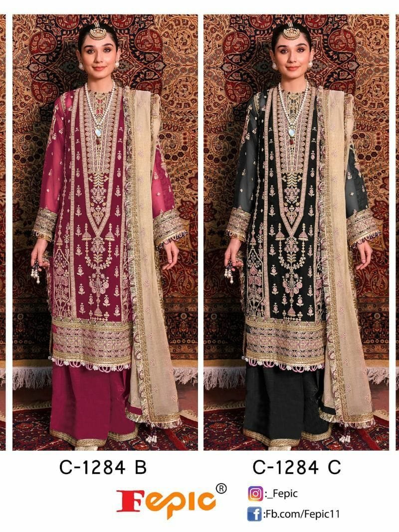 Fepic Rosemeen C 1284 Wholesale Pakistani Salwar Suits