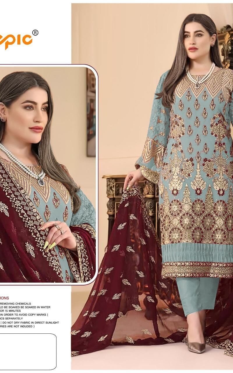 Fepic Rosemeen D 5229 Wholesale Pakistani Salwar Suits