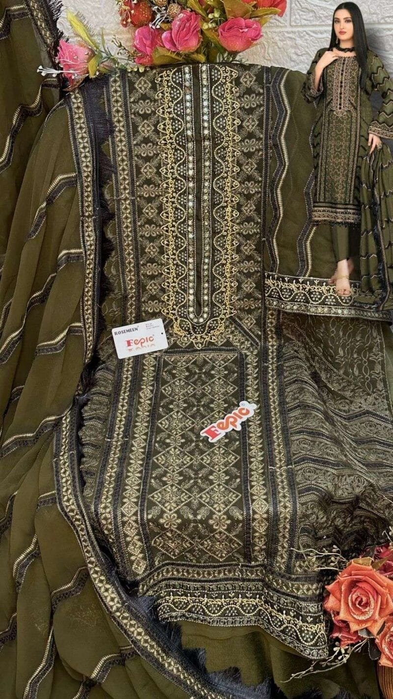 Fepic Rosemeen D 5405 Pakistani Salwar Suits