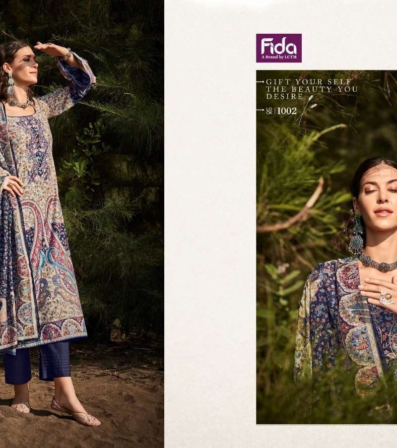 Fida Shezan Wholesale Digital Karachi Cotton Dress Material