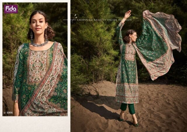 Fida Shezan Wholesale Digital Karachi Cotton Dress Material