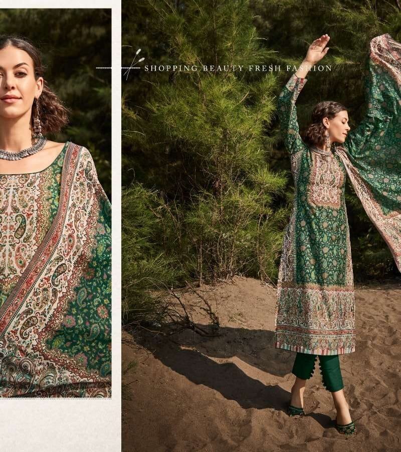 Fida Shezan Wholesale Digital Karachi Cotton Dress Material