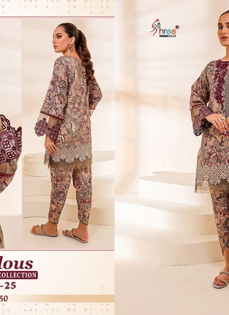 Firdous Exclusive Collection Vol 25 Wholesale Pakistani Salwar Suits