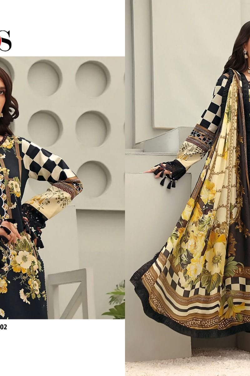 Firouds Queen’s Court Remix Deepsy Wholesale Pakistani Salwar Suits