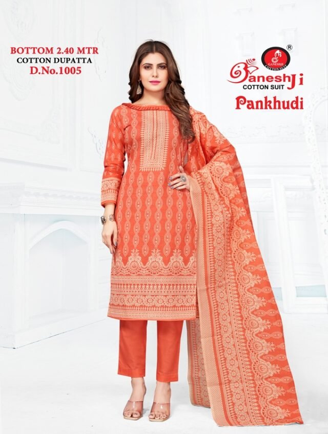 Ganeshji Pankhudi Vol 1 Wholesale Cotton Dress Material