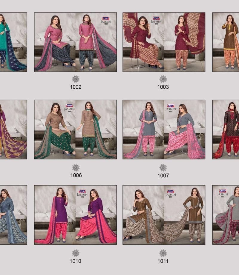 Jasmin Vol 28 Patiyala Special Ssc Wholesale Dress Material