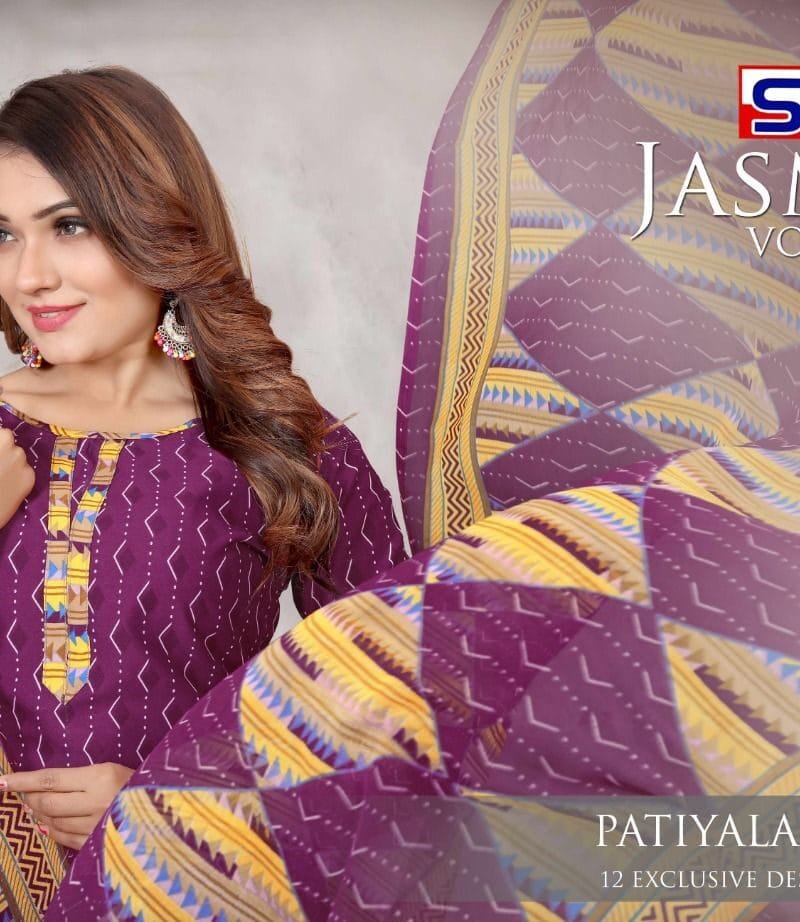 Jasmin Vol 28 Patiyala Special Ssc Wholesale Dress Material