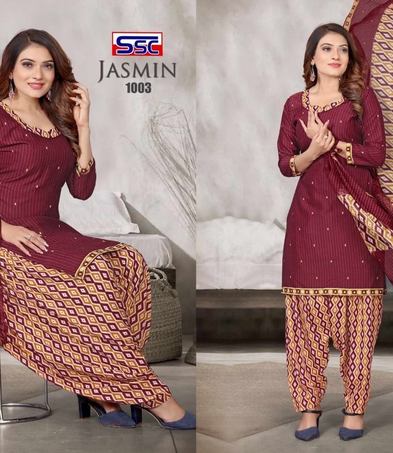 Jasmin Vol 28 Patiyala Special Ssc Wholesale Dress Material