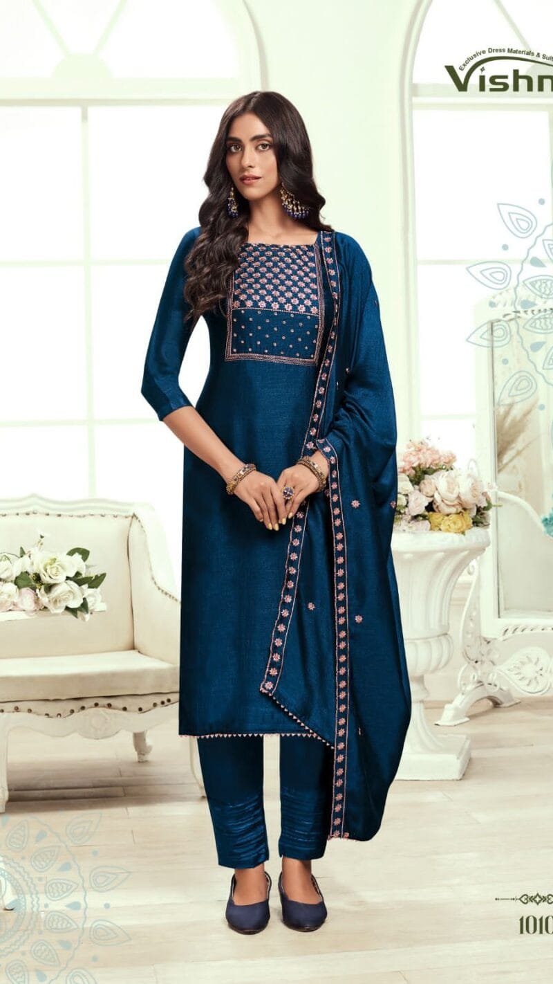 Jim Jam Vol 5 Vishnu Wholesale Cotton Dress Material
