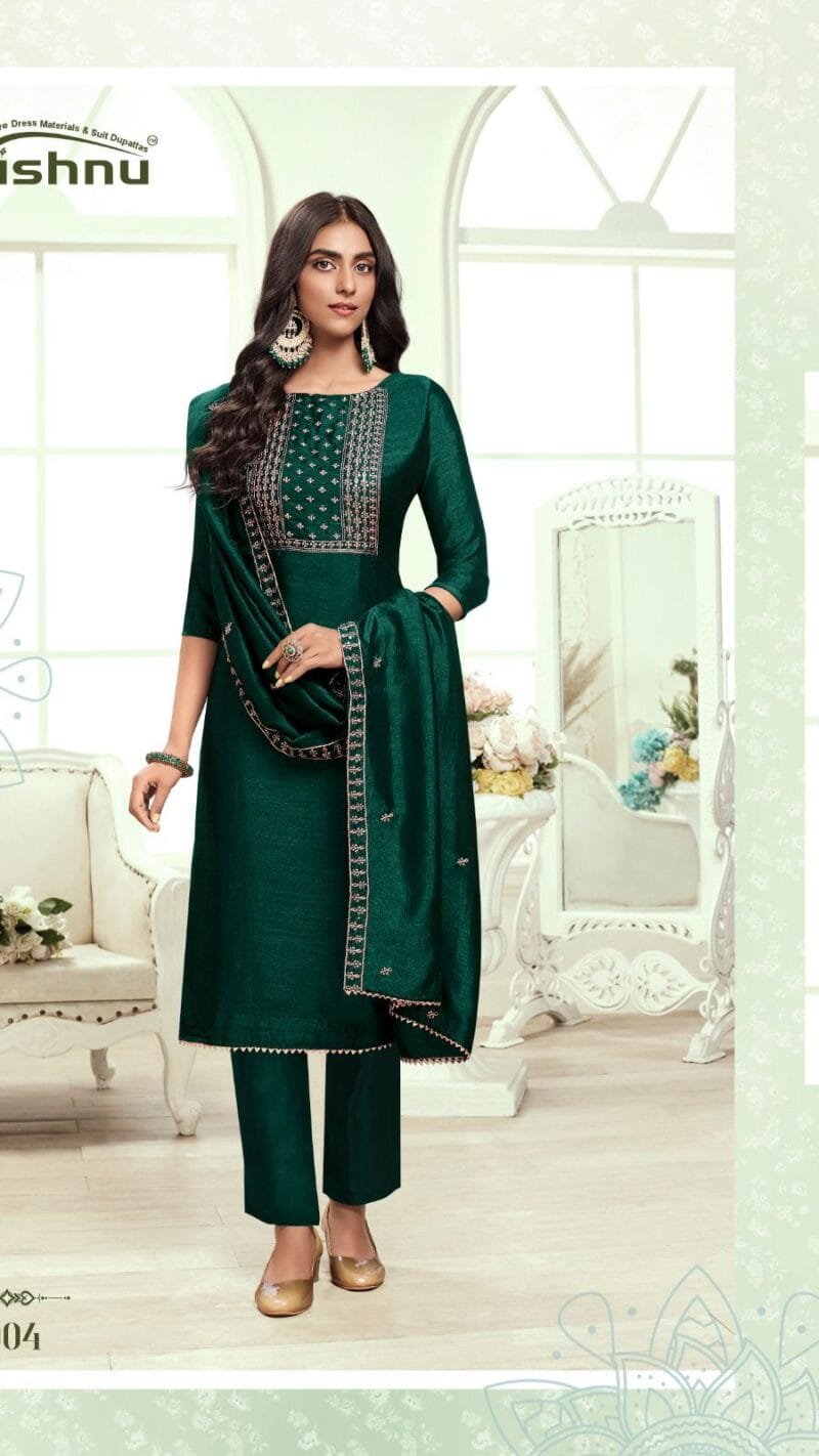 Jim Jam Vol 5 Vishnu Wholesale Cotton Dress Material