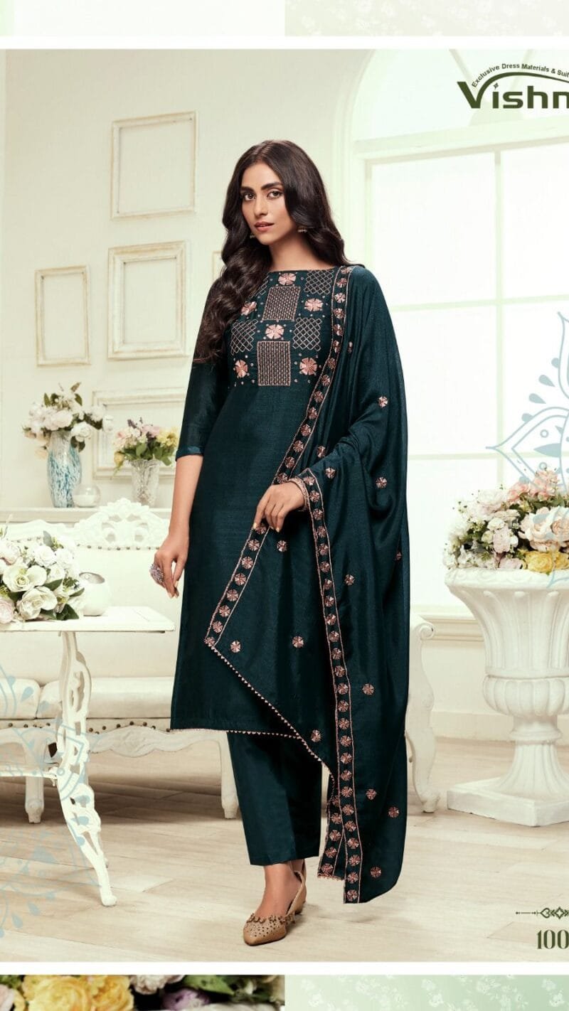 Jim Jam Vol 5 Vishnu Wholesale Cotton Dress Material