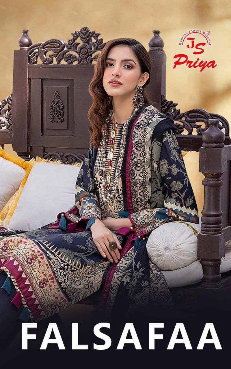 Js Priya Falsafaa Vol 1 Wholesale Cotton Dress Material