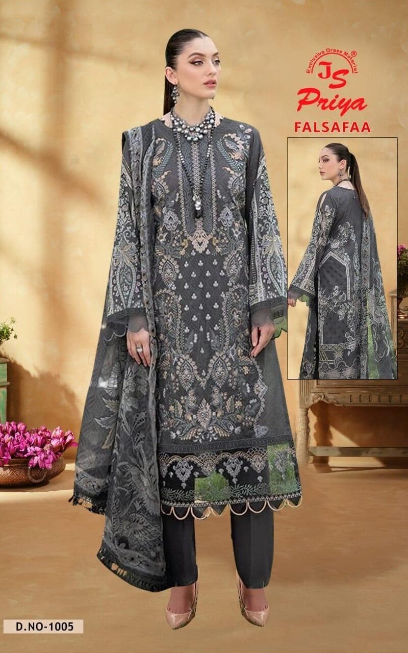 Js Priya Falsafaa Vol 1 Wholesale Cotton Dress Material