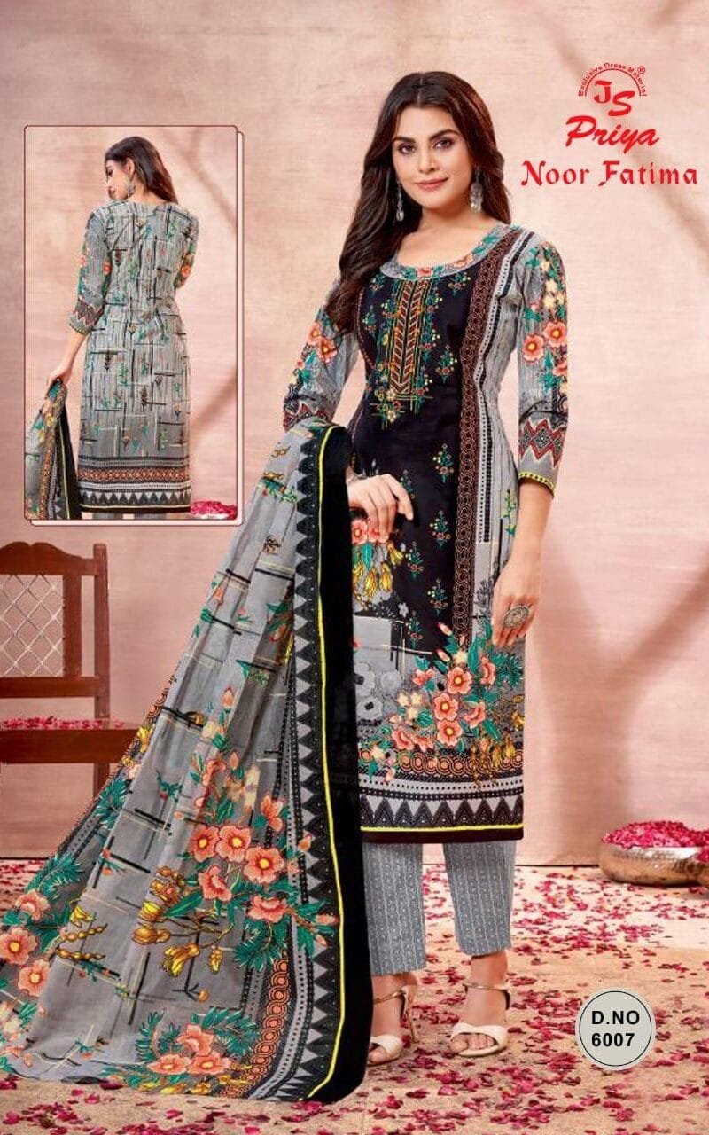 Js Priya Noor Fatima Vol 6 Wholesale Cotton Dress Material