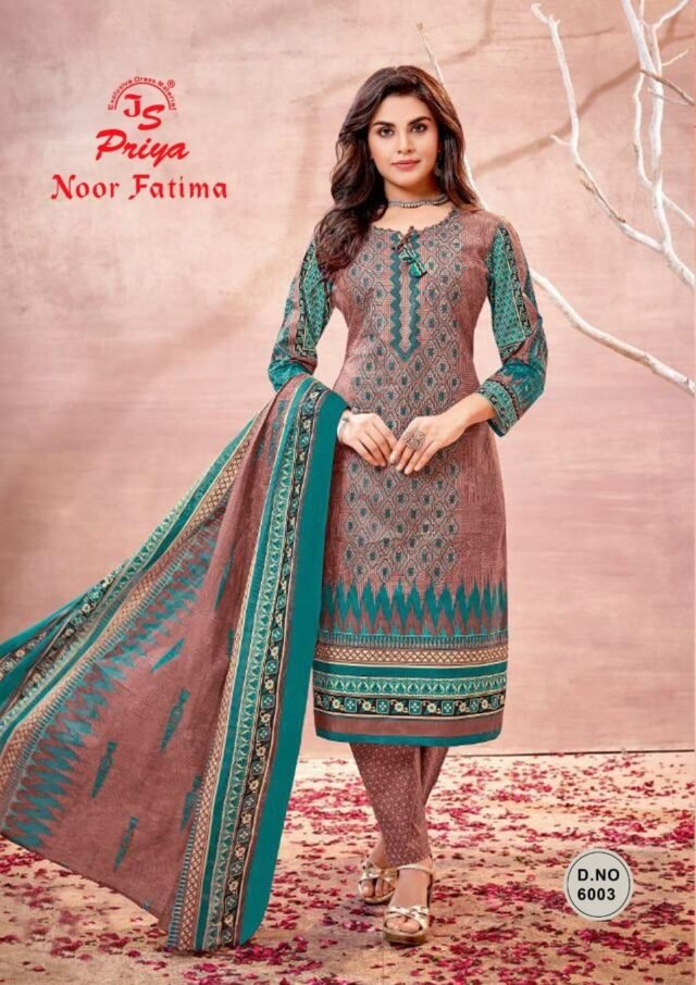 Js Priya Noor Fatima Vol 6 Wholesale Cotton Dress Material