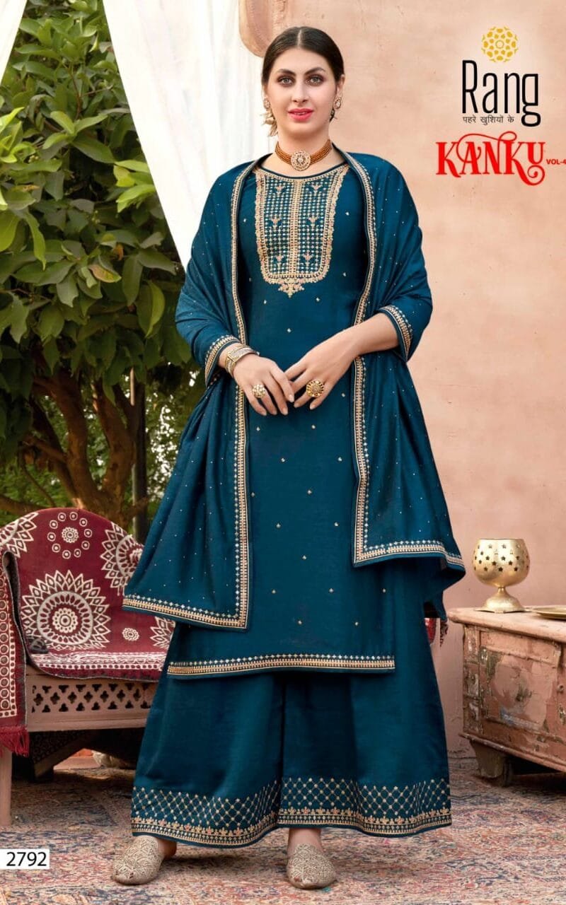 Kanku Vol 4 Rang Wholesale Salwar Kameez