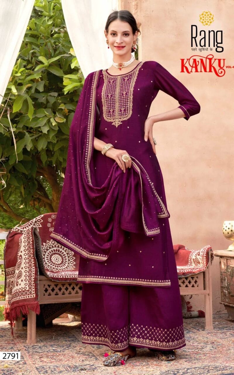 Kanku Vol 4 Rang Wholesale Salwar Kameez