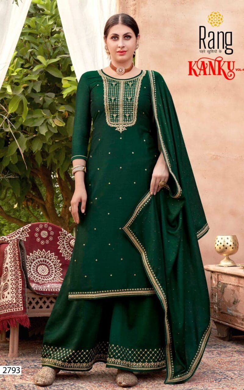 Kanku Vol 4 Rang Wholesale Salwar Kameez