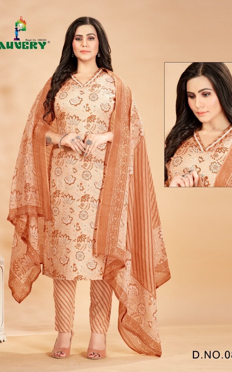 Kauvery Libas Vol 1 Kurti Pant And Dupatta